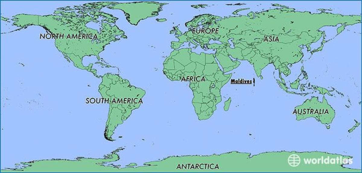karta maldiverna grannländer