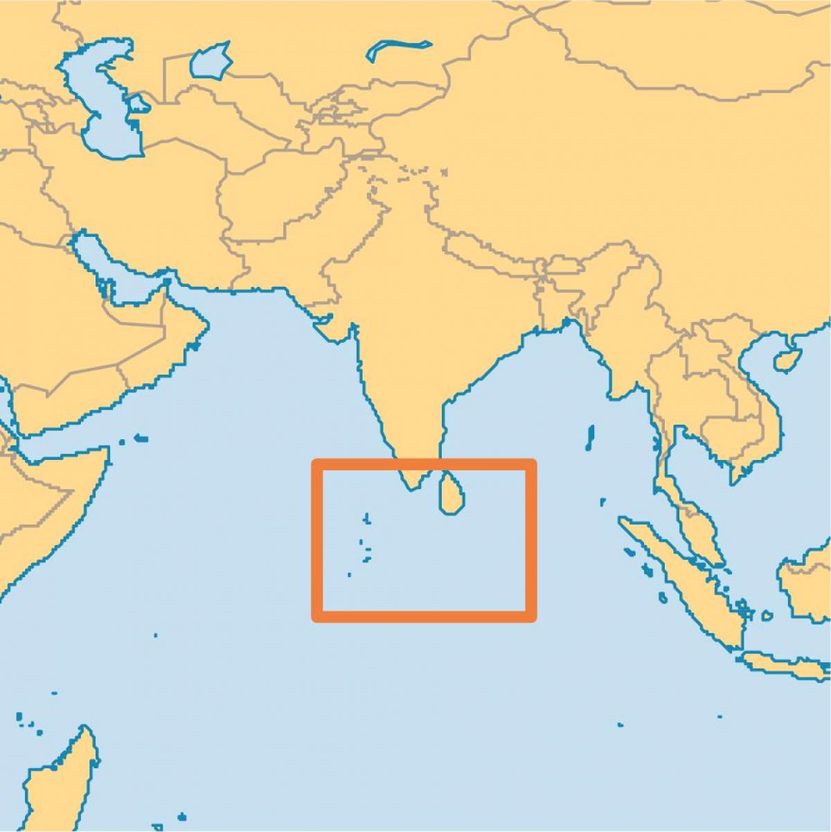maldiverna ön läge på karta