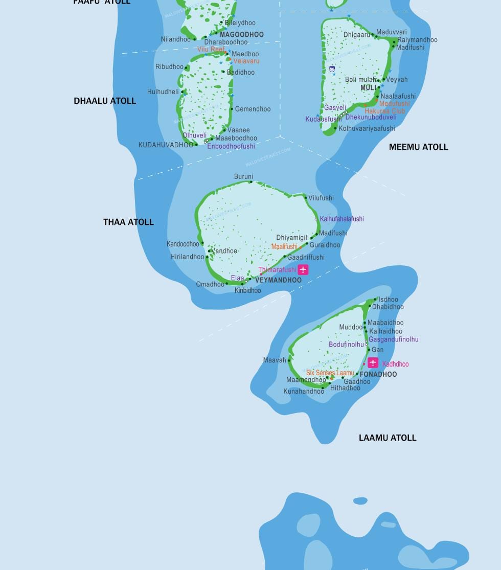 karta över kandooma maldives