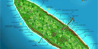 Vaadhoo ön maldiverna karta